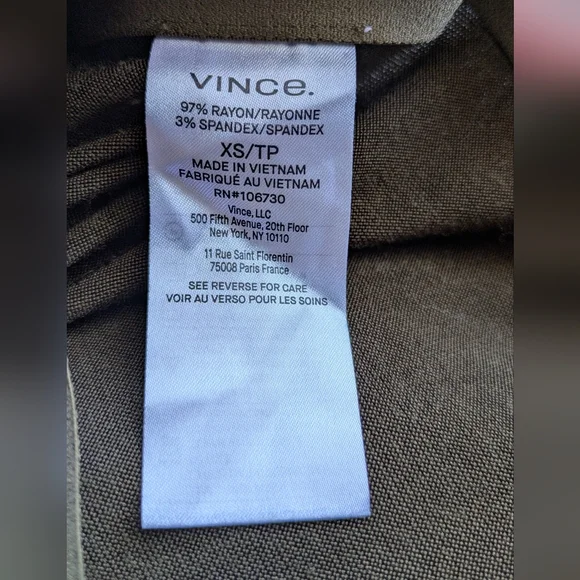 VINCE Mini Skirt Olive Green - Picture 9 of 9